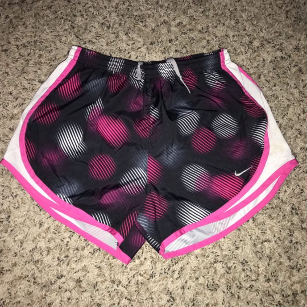 Nike pink running shorts